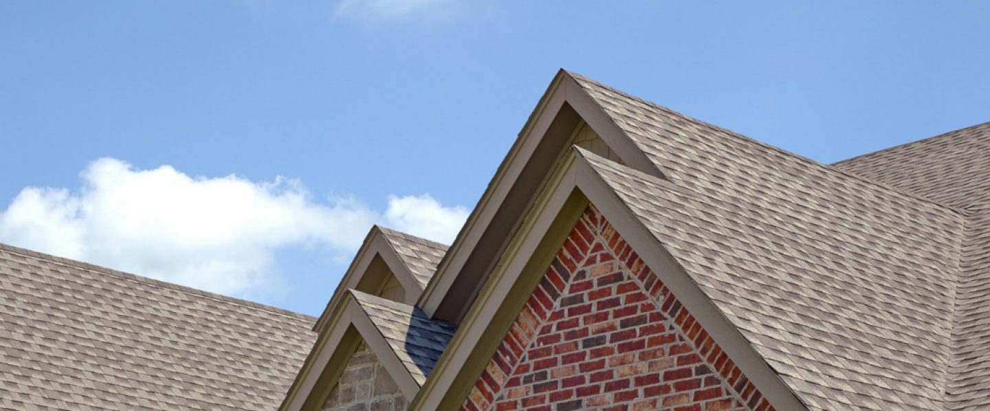 Roofline of Brick Home